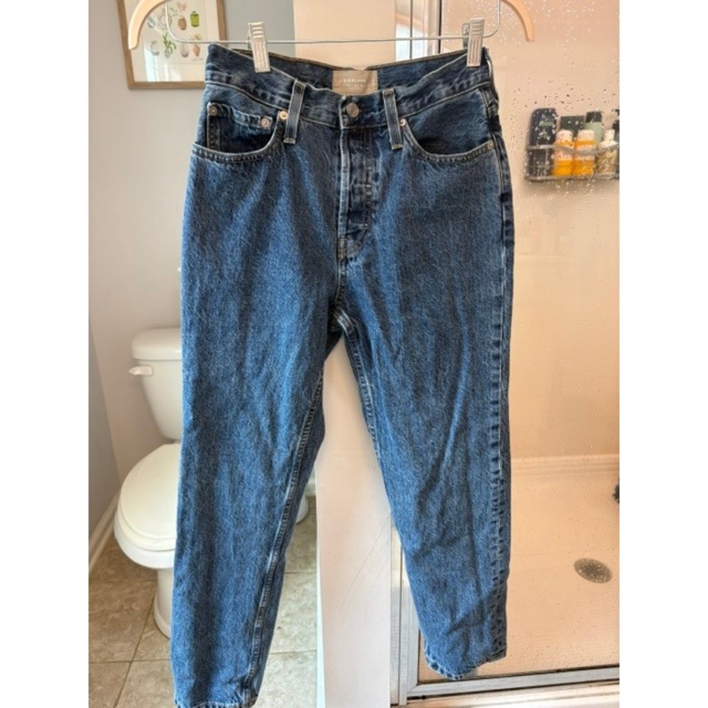 Everlane 90s Cheeky Jeans Women's 26 Ankle High Rise Straight Leg Organic Cotton
